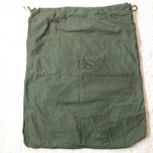 Barracks Bag Green US Army Issue Drawstring Top Laundry Travel Military Unisex